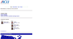 Desktop Screenshot of citizenaction.acli.com