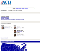 Tablet Screenshot of citizenaction.acli.com
