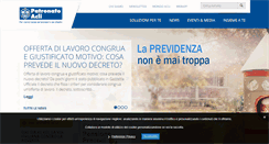 Desktop Screenshot of patronato.acli.it